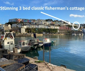 The Seadog, Traditional Fisherman's Cottage with Beach Hut on Broadsands Beach